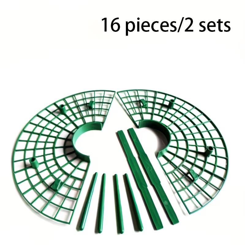 16-Piece Set, 8-In-1 Combo High-Quality Strawberry Planters, Quick Install Design, Multi-Functional Plant Rack for Strawberries & Small Plants