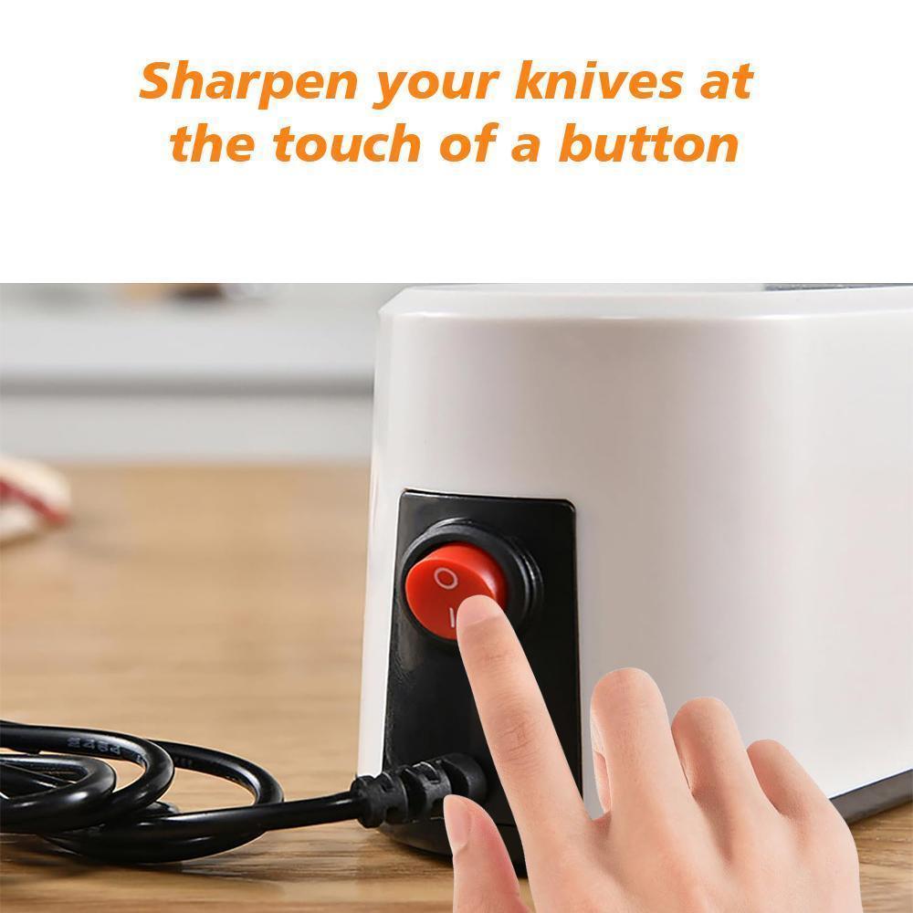 Electric Knife Sharpener USB 4-Stage Automatic Knife Sharpening Tool for Kitchen Knives, Fast Blade Repair & Polishing for Home & Professional Use#fathersdaygift