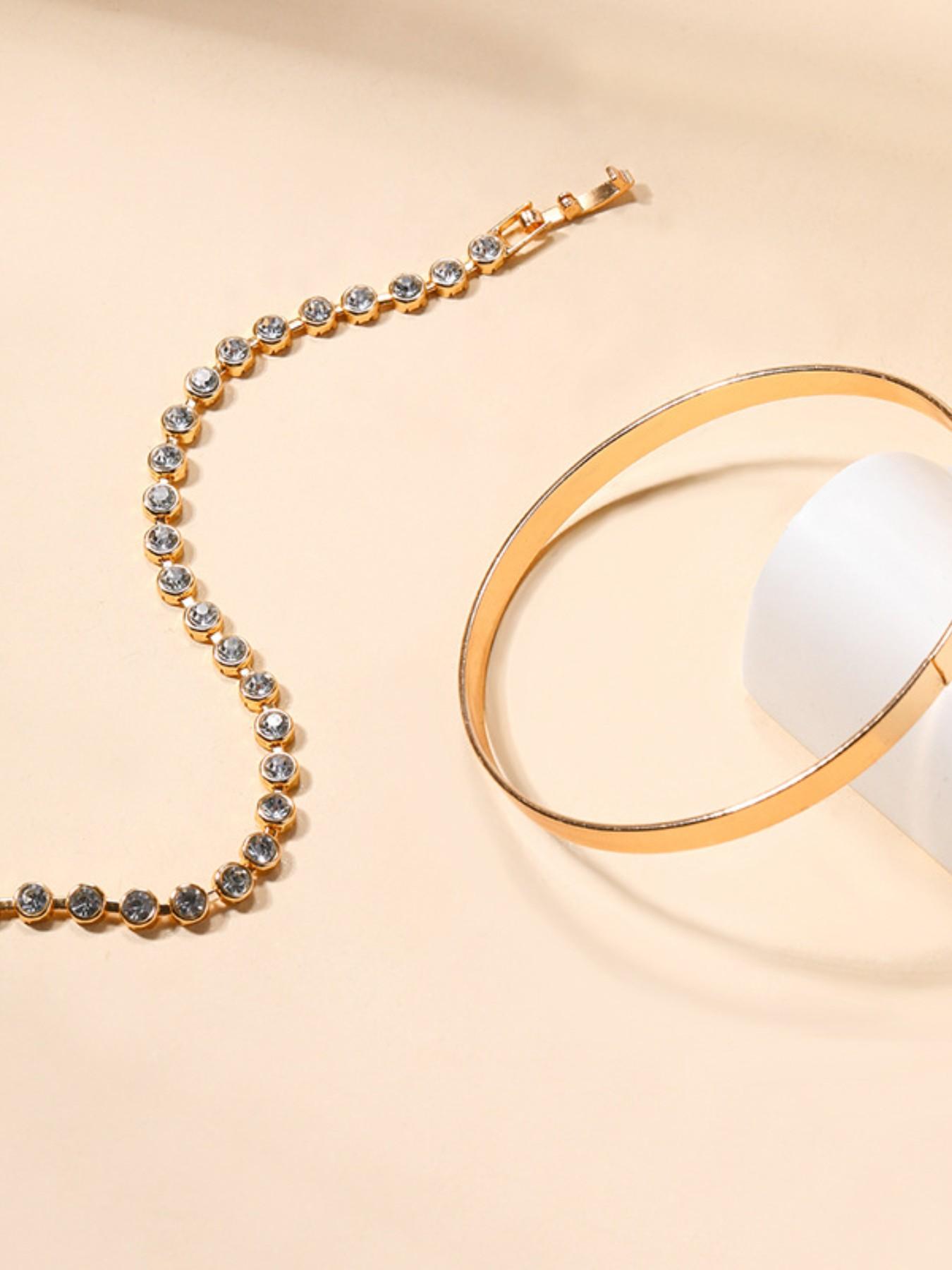 Vintage Jewelry Fashion Diamond Bracelet, Elegant Accessory for Women, Perfect Gift Idea, Timeless Style Statement Piece