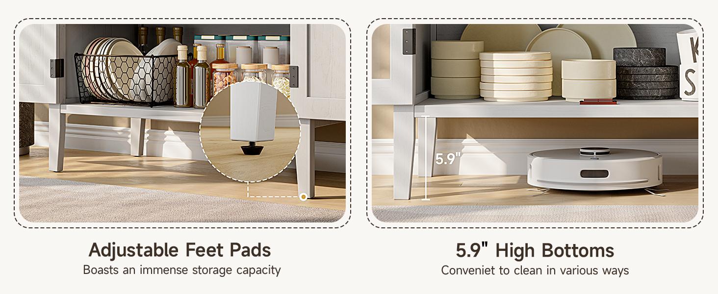 【SPOTLIGHT DAY】ONBRILL 71" Tall Arched Cabinet, 5-Tier Arched Kitchen Pantry with Glass Doors & Drawer, Modern Display Pantry Cabinets with Adjustable Feet, Wooden Pantry for Kitchen, Living & Dining Room, White 【SPOTLIGHT DAY】ONBRILL 71" Tall Arched Cabinet, 5-Tier Arched Kitchen Pantry with Glass Doors & Drawer, Modern Display Pantry Cabinets with Adjustable Feet, Wooden Pantry for Kitchen, Living & Dining Room, White