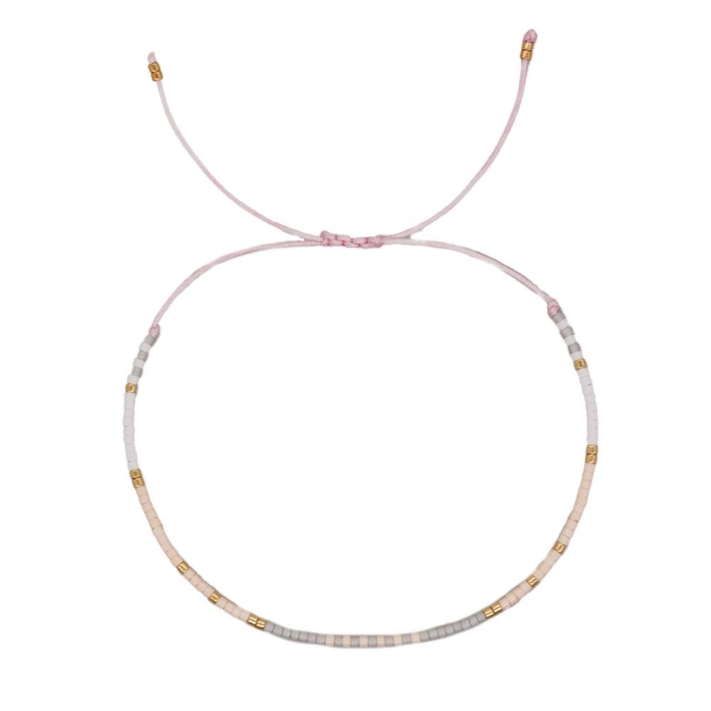 New Arrival Niche & Minimalist Bracelets - Premium-Look Adjustable Sports Wrist Cord, Tiny Seed Beads, Colorful Glass Beads, Sports & Outdoor Accessory, Adjustable Beaded Design, Multicolor Stackable Bracelets