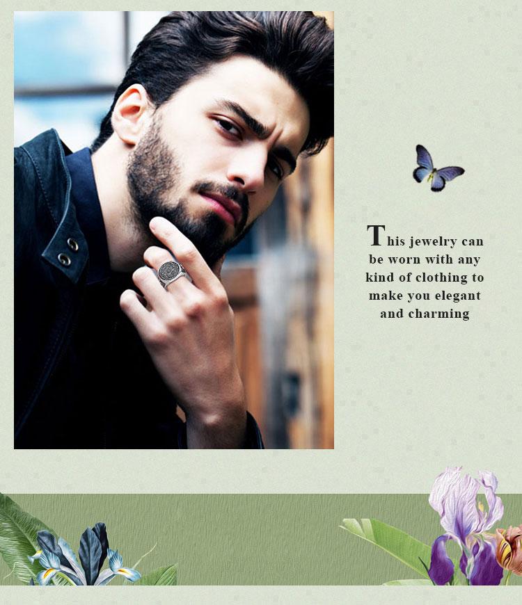 Antique Seal of Seven Archangels Necklace, Protective Solomon Pendant, Archangel Michael Talisman Amulet, Spiritual Jewelry Gift For Men