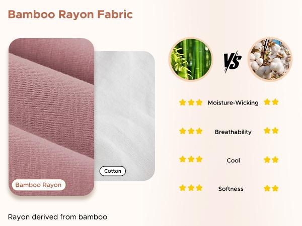 INNERSY Women's Plus Size Mid Waisted Bamboo Viscose Heavy Flow Period Panties 3-Pack