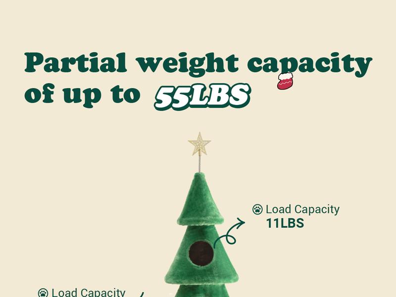 Allewie Christmas Tree Cat Tower for Indoor Cats - 67 Inch Holiday Themed Cat Activity Center with Plush Perch & Condo, Xmas Party Decoration,#TikTokShopfalldealsforyou