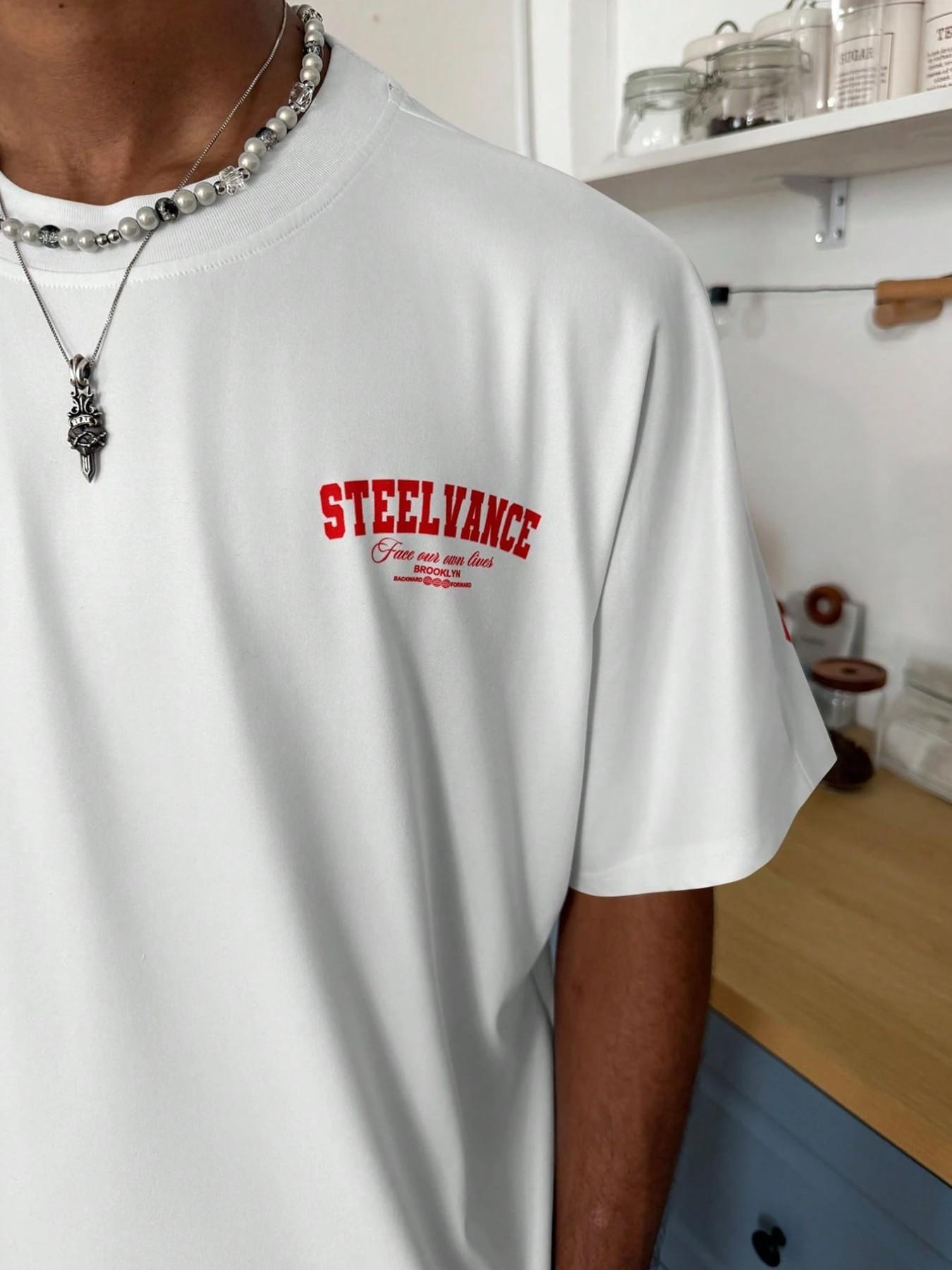 Men's Batwing Sleeve Round Neck T-Shirt, Casual Long Top, Plain Pattern, Streetwear, Gift for Boyfriend, Couples' Fashion