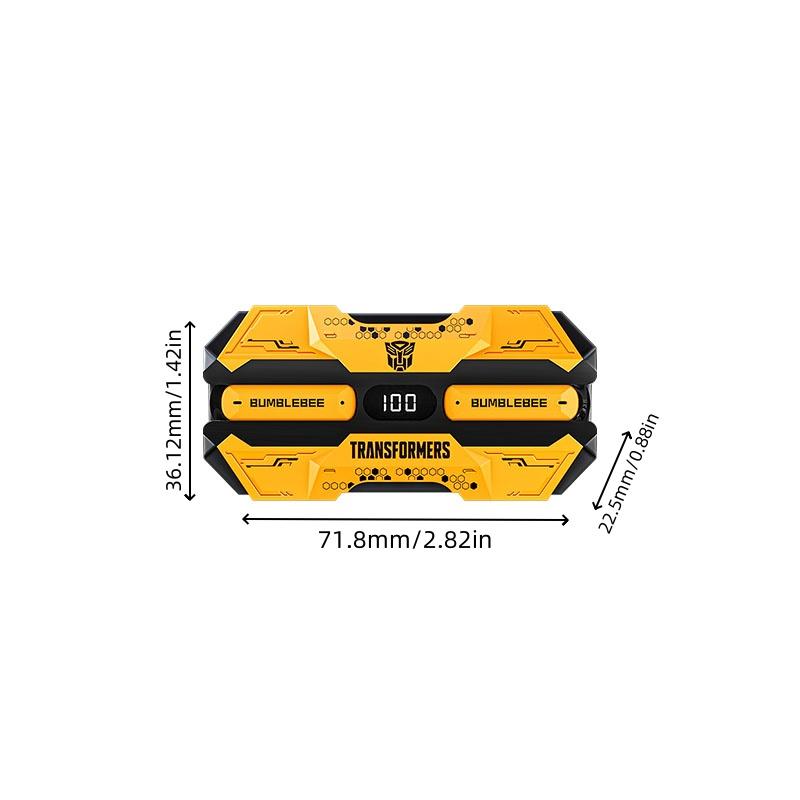 TRANSFORMERS TF-T51 Semi-in-ear Design Wireless Earphone, 1 Count Bluetooth-compatible 5.4 Chip Stable Connection Earphone, Long Battery Life Earbuds for Gaming, Wirelessearbuds, Electronic