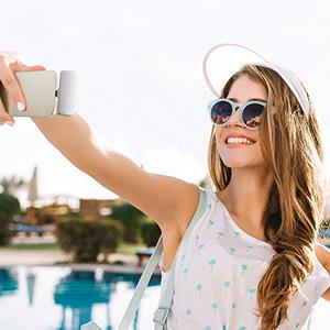 iWALK 4500mAh Mini Portable Charger Upgraded 15W Power Bank with Built-in Lightning Plug Compatible with iPhone 14/13/12/11/8/7/X Series AirPods Black Connector Durable Compact Travel Gadget - Charging Wireless