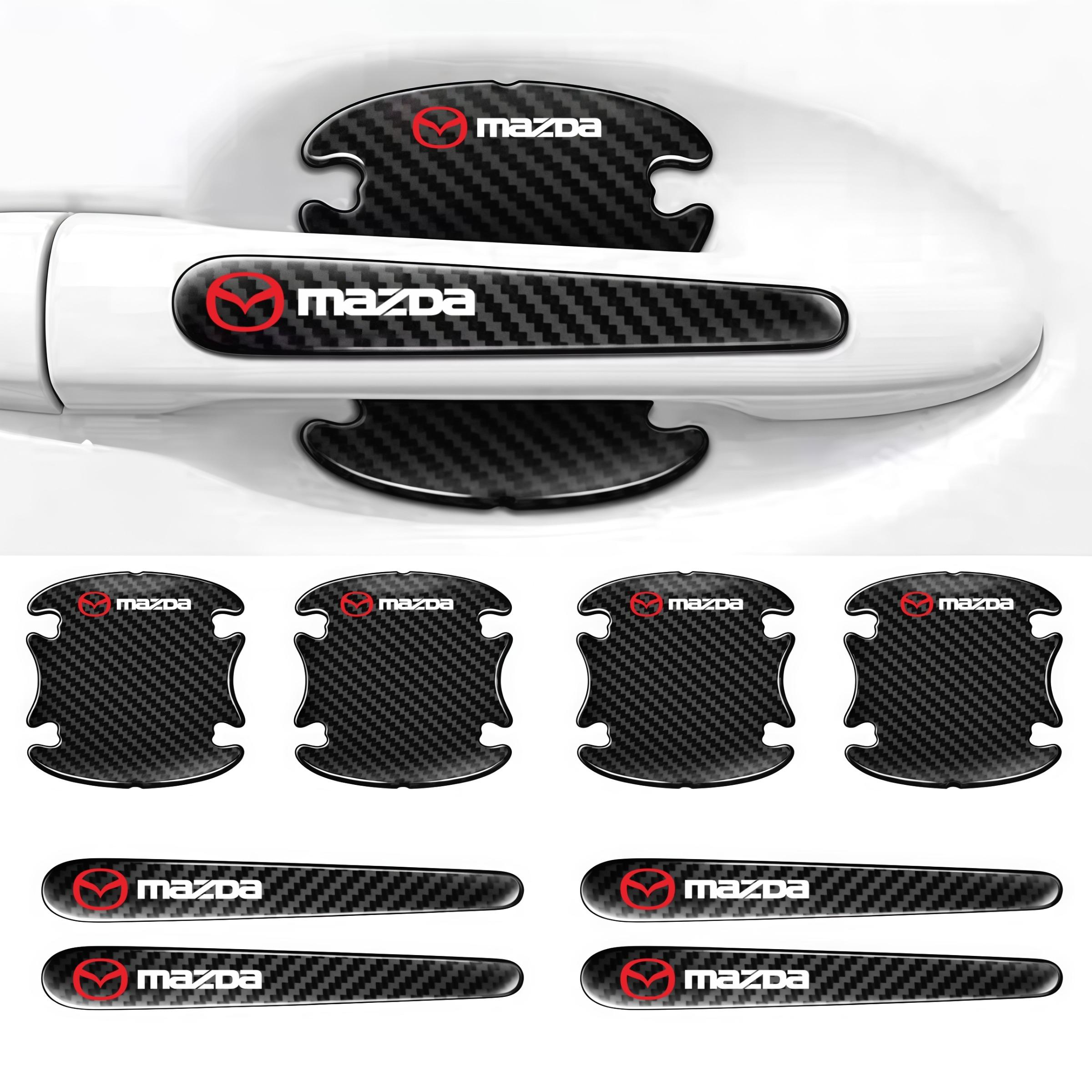 Mazda Car Door Handle Protector Set, Scratch-Resistant & Collision Prevention Film, Fits All Mazda Models, Automotive Accessories
