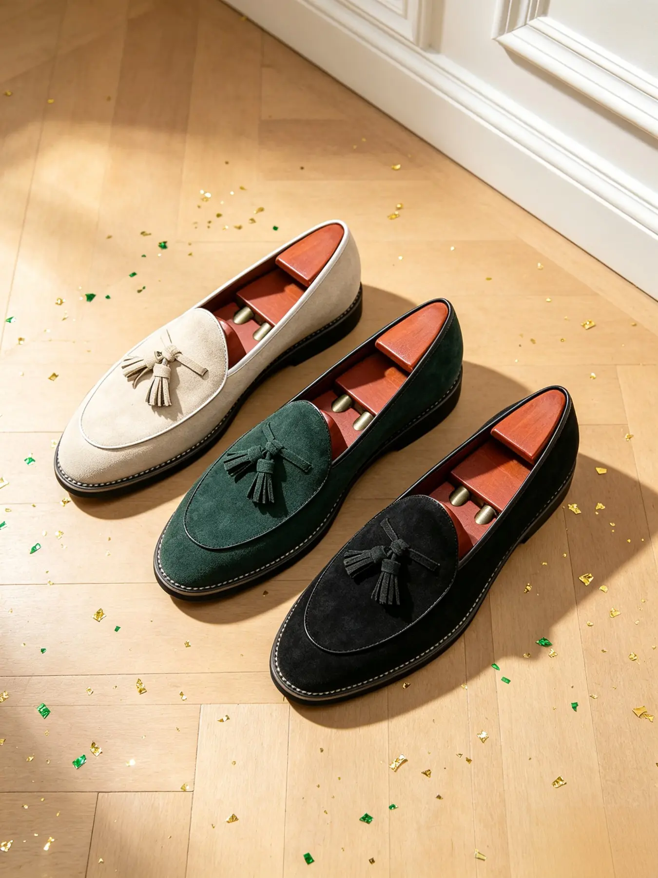 Men's Fashionable Tassel Decorated Dress Shoes, Casual Comfortable Pu Leather Loafers Flat for Daily Wear, Fashion Shoes for Party, Daily Clothing Decor, Footwear