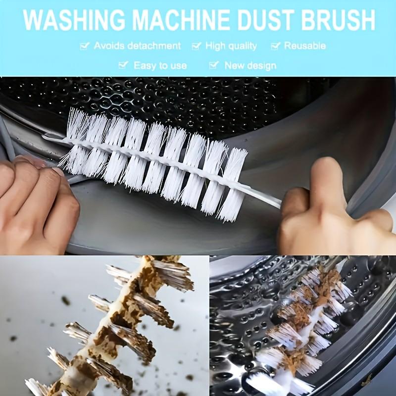 Long Handle Powerful Washing Machine Cleaning Brush, Flexible Deep Clean Head, Durable Plastic Material, for Roller & Top Load Washers