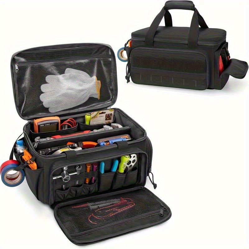 1PCS technical toolkit, maintenance technician tool storage bag, practical multi compartment storage bag, multifunctional tool handbag, Tool Bag Organizer