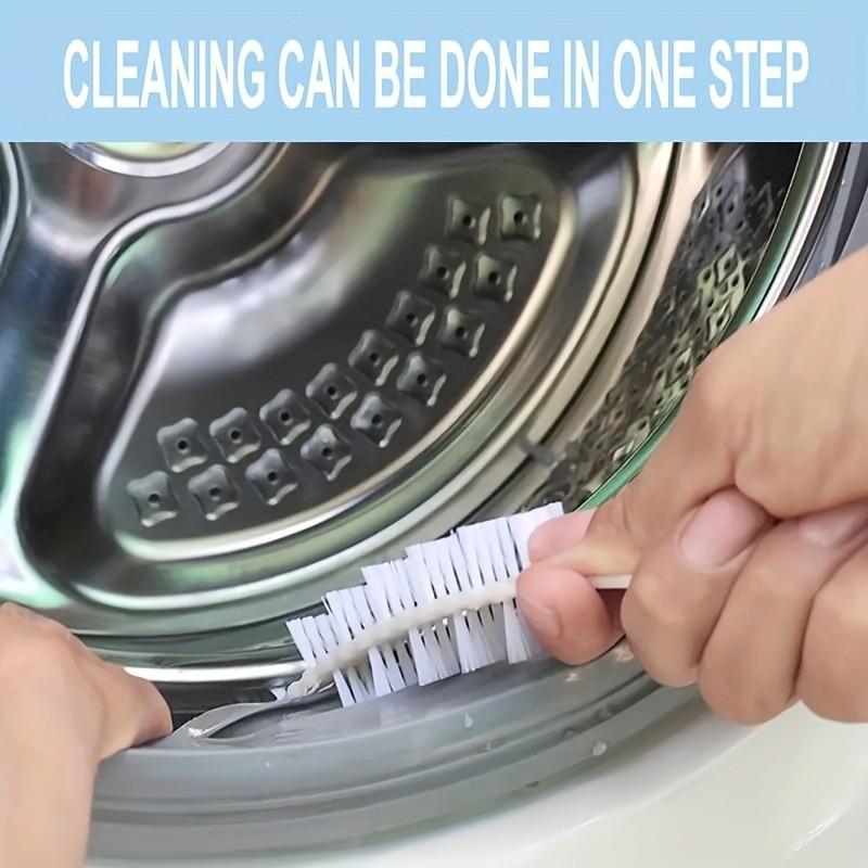 Long Handle Powerful Washing Machine Cleaning Brush, Flexible Deep Clean Head, Durable Plastic Material, for Roller & Top Load Washers