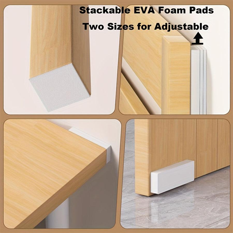 20 Piece / Eva Foam Headboard Wall Protector Set, 10x15mm & 10x5mm Bed Sofa Buffer Bumper, Durable Furniture Blocker