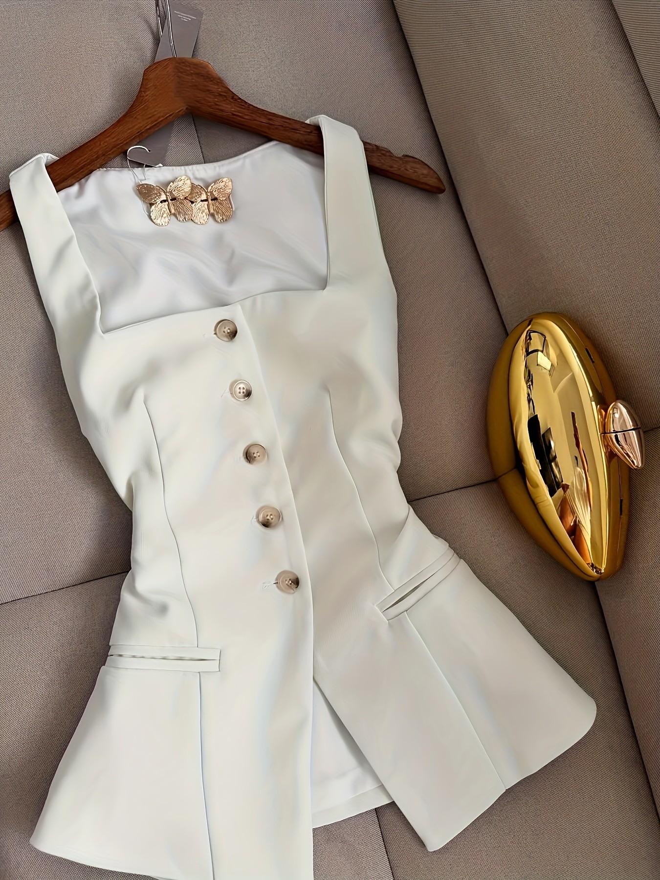 New Women's Short Skirt Two-Piece Set Vest Top Elegant Casual Fashion, Stylish Summer Outfit, Perfect for Daily Wear