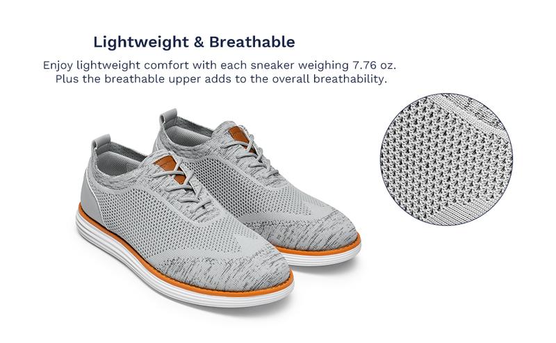 Bruno Marc [MaxFlex Suite Craft+] Men's Smart Casual Knit Oxford Shoes Footwear