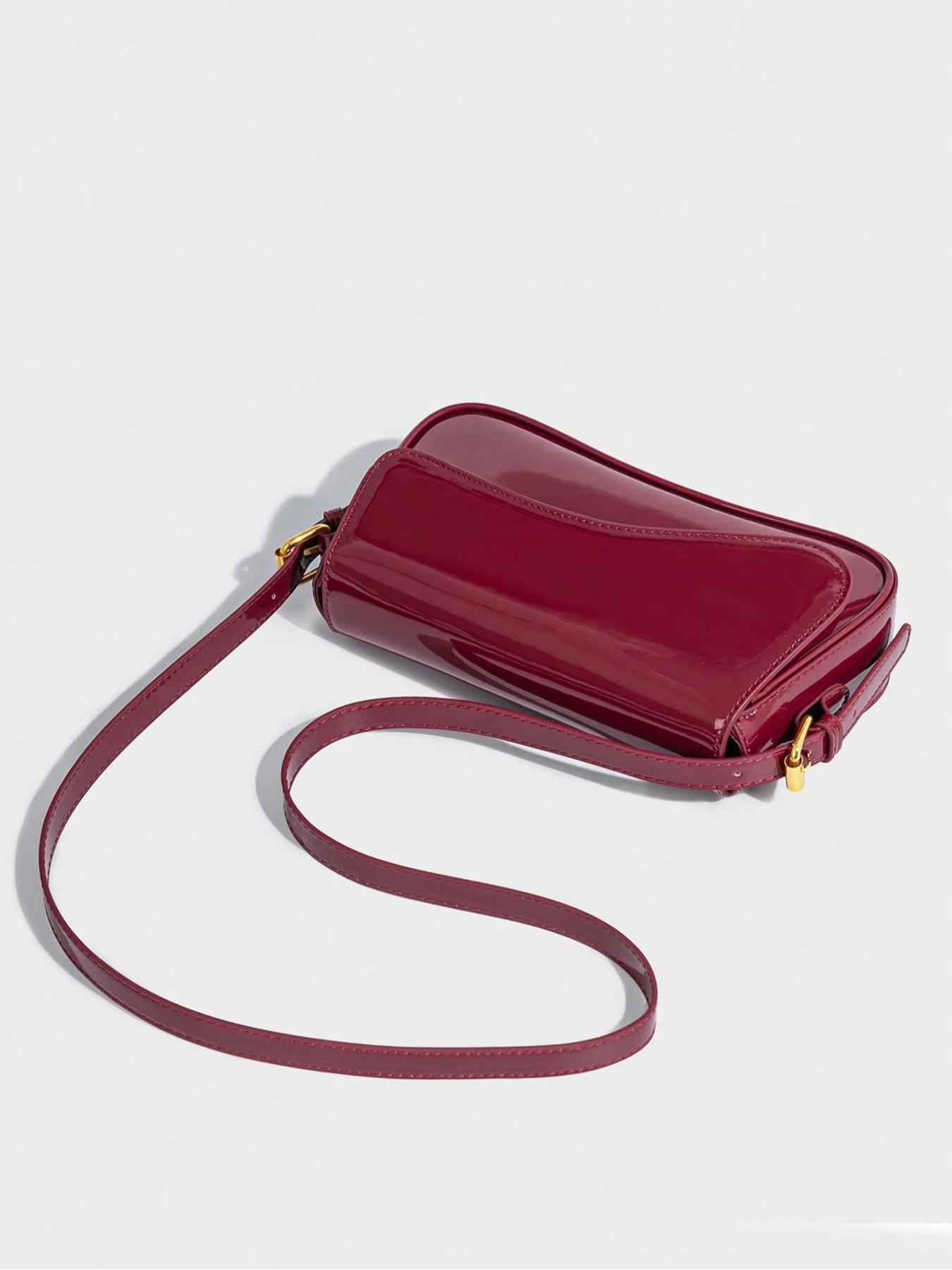 Women's Solid-Color Casual Shoulder Bag, Fashionable PU Leather Crossbody Bag for Daily Use, Trendy Versatile High-quality Commuting Bag, Crossbody Purses