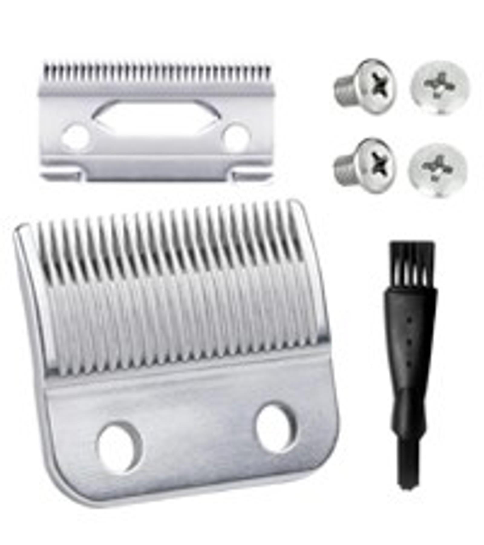 Universal Dog Grooming Blades - Size 7FC, 1/8" Cut Length, Ceramic & Stainless Steel, Black, Compatible with Andis, Oster A5, Wahl KM Series Pet Detachable Clippers, Ceramic&Steel