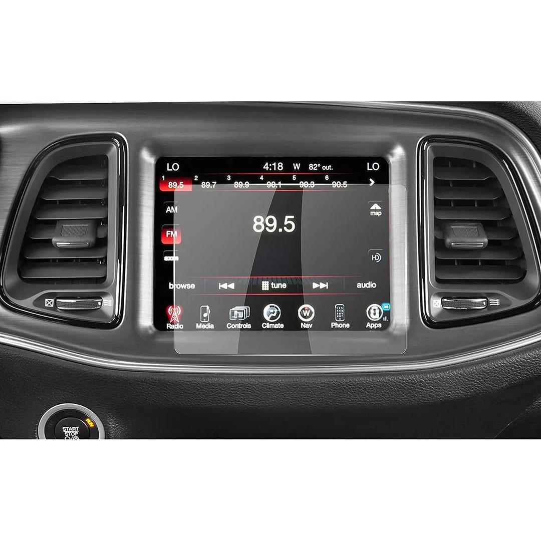 for Dodge Challenger 2015-2023, 8.4 Inch Car GPS Navigation Tempered Glass Screen Protective Film