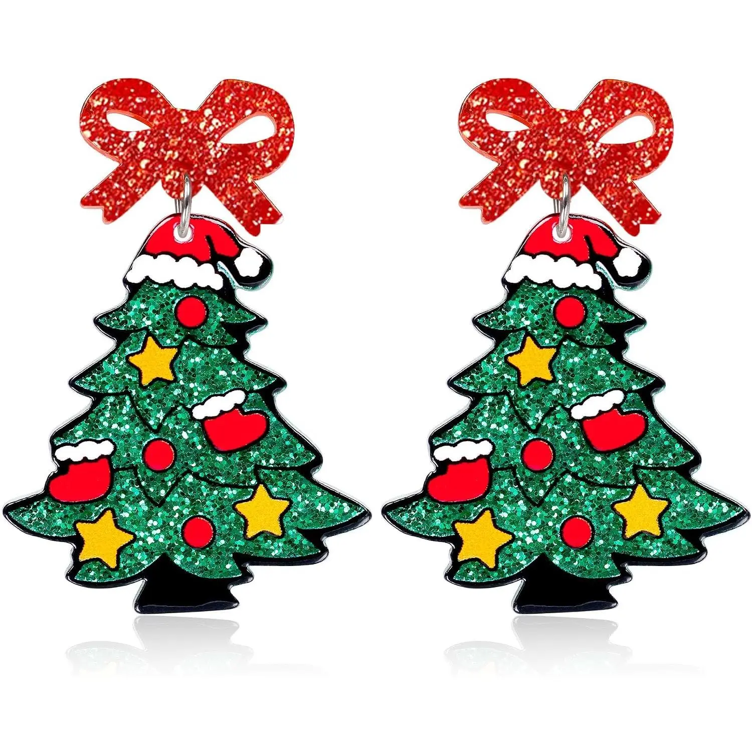 Christmas Earrings for Women  Christmas Tree Cake Earrings Colourful Holiday Drop Dangle Earrings Christmas   for Women