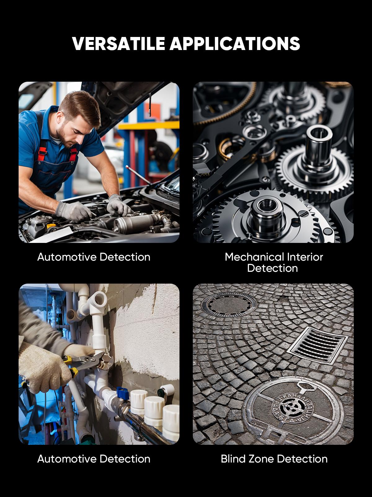 #TikTokShopSpringGlowUp SHEKAR 0.33in/0.23in/0.15in Two-Way Endoscope Camera with 32GB Card, 360° Rotatable Waterproof Borescope with Light, Articulated Snake Camera, Inspection Scope for Automotive, Mechanic, Wall, Vehicle, Drain, Home Improvement #TikTokShopSpringGlowUp SHEKAR 0.33in/0.23in/0.15in Two-Way Endoscope Camera with 32GB Card, 360° Rotatable Waterproof Borescope with Light, Articulated Snake Camera, Inspection Scope for Automotive, Mechanic, Wall, Vehicle, Drain, Home Improvement