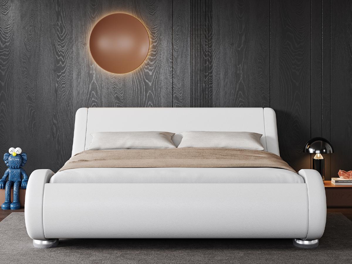 Allewie Full/Queen/King Size Bed Frame with Ergonomic & Adjustable Headboard, 【Frame Only No Mattress】Low Profile Modern Upholstered Platform Sleigh Design - No Box Spring Required, Grey/Black/White,#TikTokShopBlackFriday #Christmas Gifts Allewie Full/Queen/King Size Bed Frame with Ergonomic & Adjustable Headboard, 【Frame Only No Mattress】Low Profile Modern Upholstered Platform Sleigh Design - No Box Spring Required, Grey/Black/White,#TikTokShopBlackFriday #Christmas Gifts