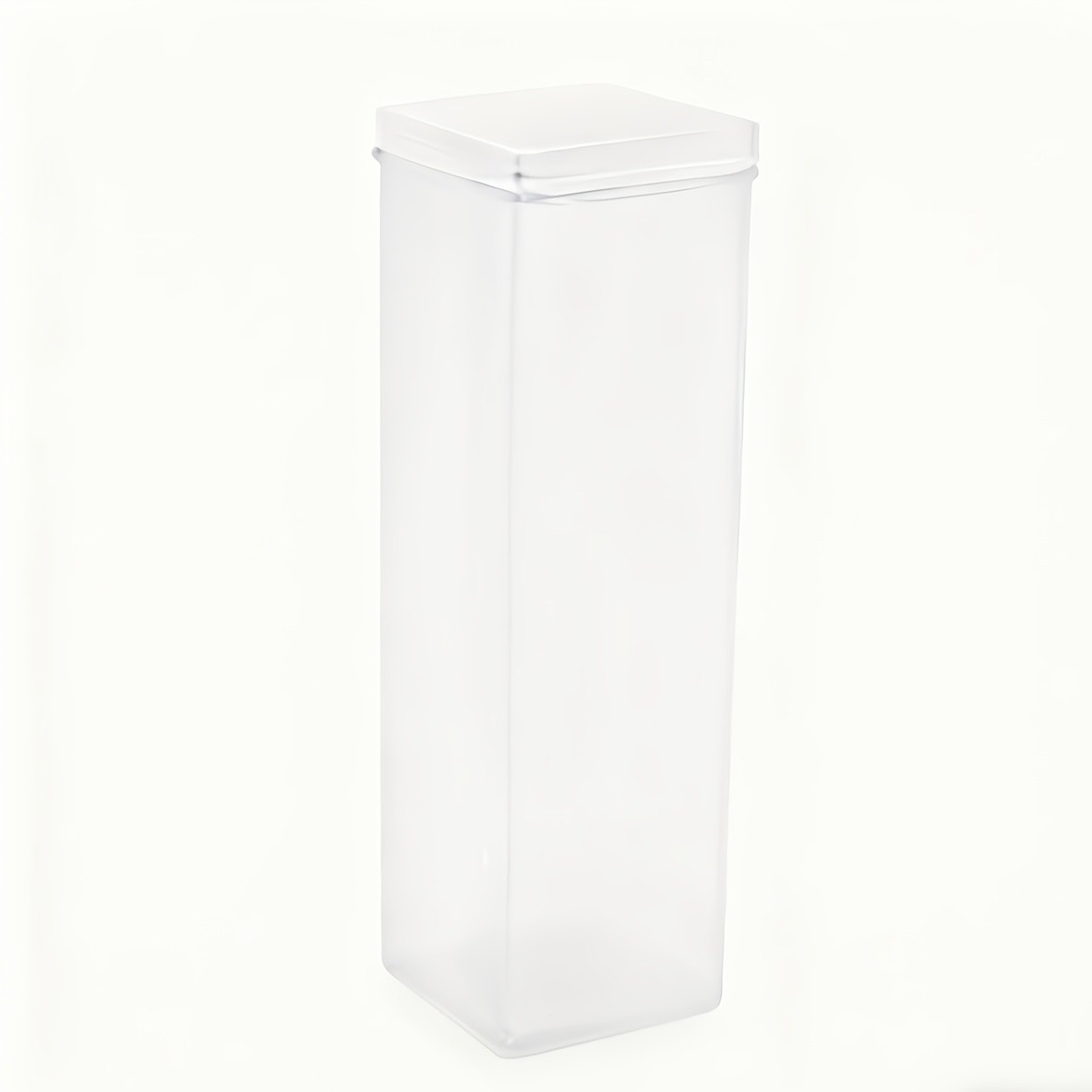 Transparent Rectangular Sealed Food Storage Container with Flip Lid, Reusable Plastic Kitchen Organizer Box, Stackable Design, Hand Wash Only