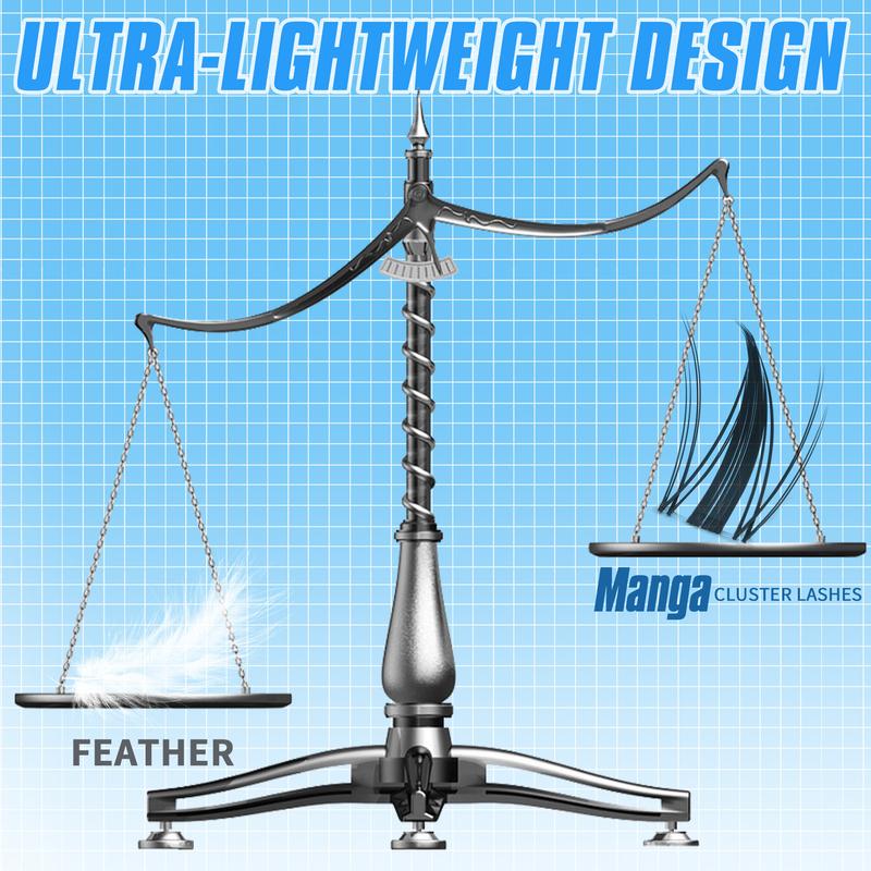 Geeneiya Manga Lashes Waterproof DIY Lash Extension Kit, 8-18MM Wispy Lash Clusters Kit, Ultra-thin Soft Band Eyelash Extension Kit with Lash Bond and Seal, Professional Lash Remover, Tweezers for Girls Gift Makeup Cosmetic TikTokShopBlackFriday