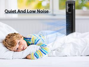 【NOT AC】Antarctic Star 43 Inch Tower Fan - Portable Electric Oscillating Fan with Remote Control, Quiet Operation, 3 Speed Settings & Timer Function, Bladeless Floor Standing Fan for Bedroom, Office & Indoor Use[No Cooling]