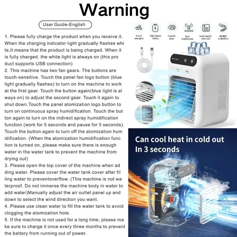 Cooling circulation fan, efficient airflow, compact design, suitable for use in cars/homes and offices, ideal for summer comfort