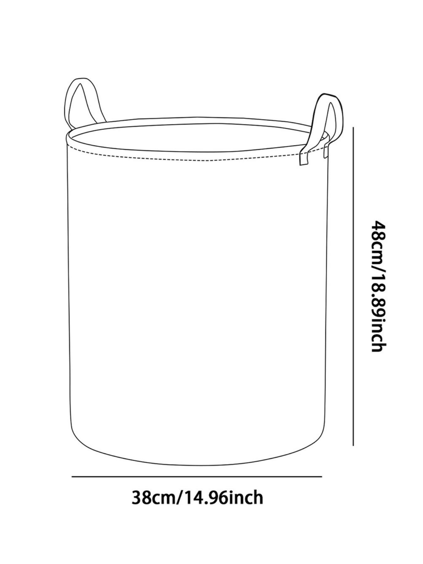 1 piece of turtle ocean pattern 2D printed open storage box, double handle reinforcement + foldable storage | dirty laundry storage/toy organization/home decoration all-in-one