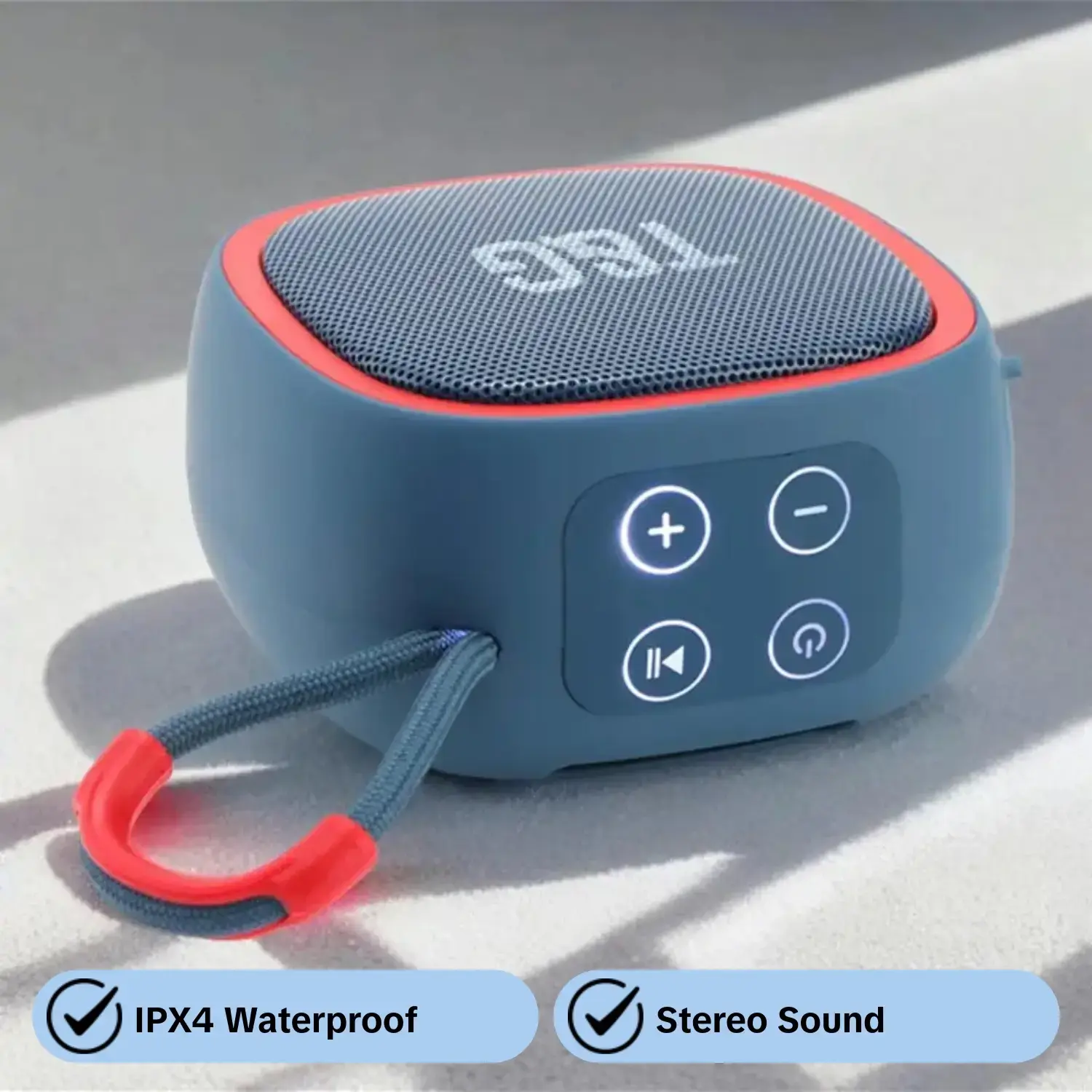 T&G TG659 Portable Wireless Stereo Speaker, IPX4 Waterproof Wireless Speaker, Small, Compact and Easy To Carry, Compatible with TF Card/USB Drive/USB/TF/FM, Outdoor Speakers, Multifunctional Desktop Audio Speaker, Waterproof Rechargeable Speaker