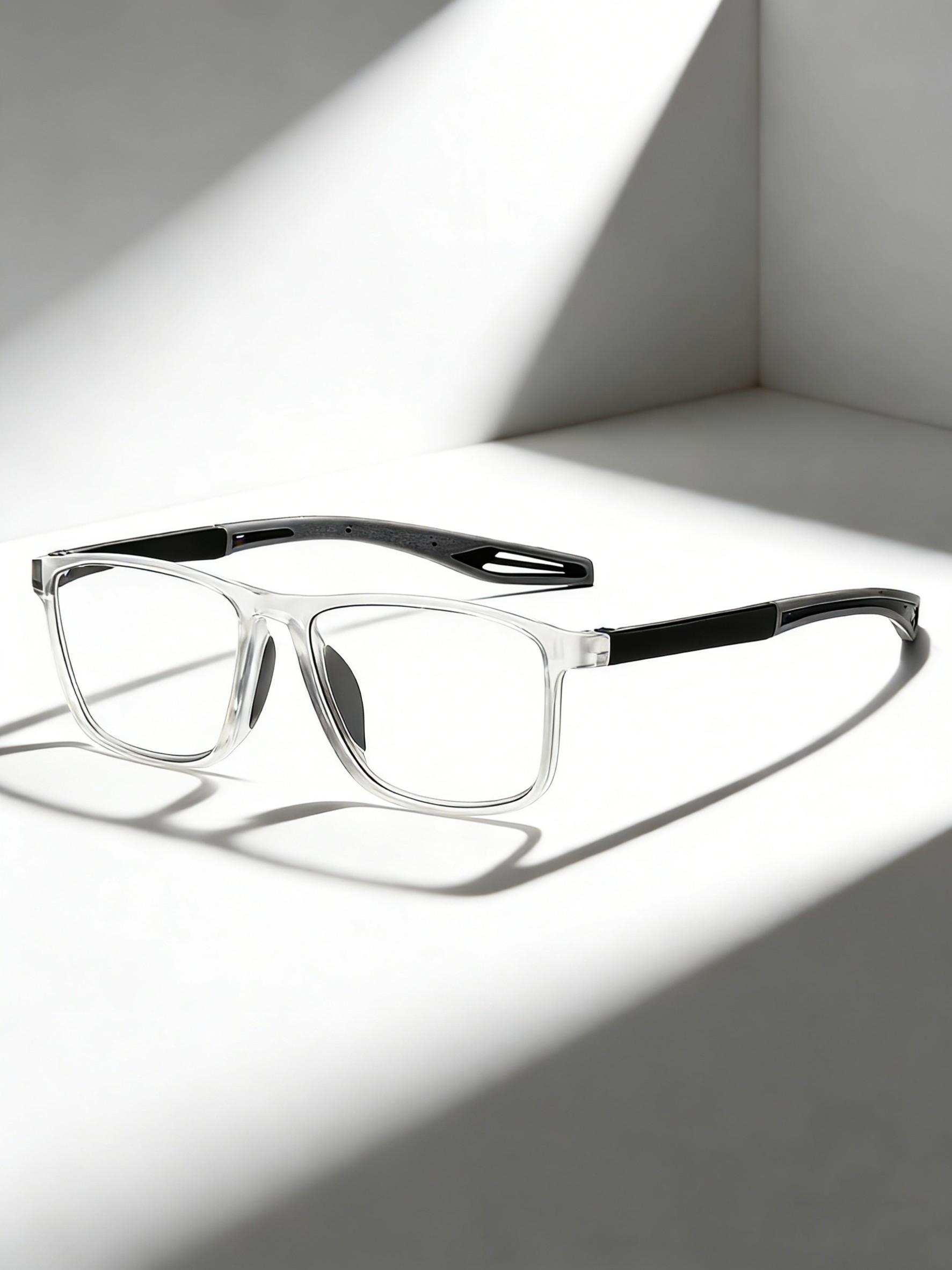 Reading Glasses with Metal Hinge - Minimalist Color Block Design, Fashion Presbyopic Eyewear +1.0 to +4.0