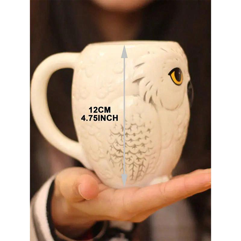 1PC Harry Potter Hedwig Ceramic Mug Officially Licensed Magical Owl Coffee Tea Water Office Cup