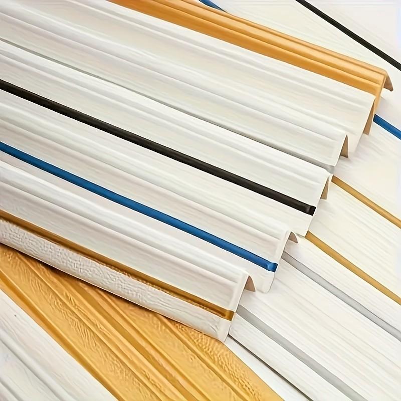 Extra Large Size 90.55in×5.51in Top Corner Foam Wall Edge Strip Sticker Foldable Self-adhesive Waterproof BaseboardCorner Waistline Sticker 2/4 Rolls