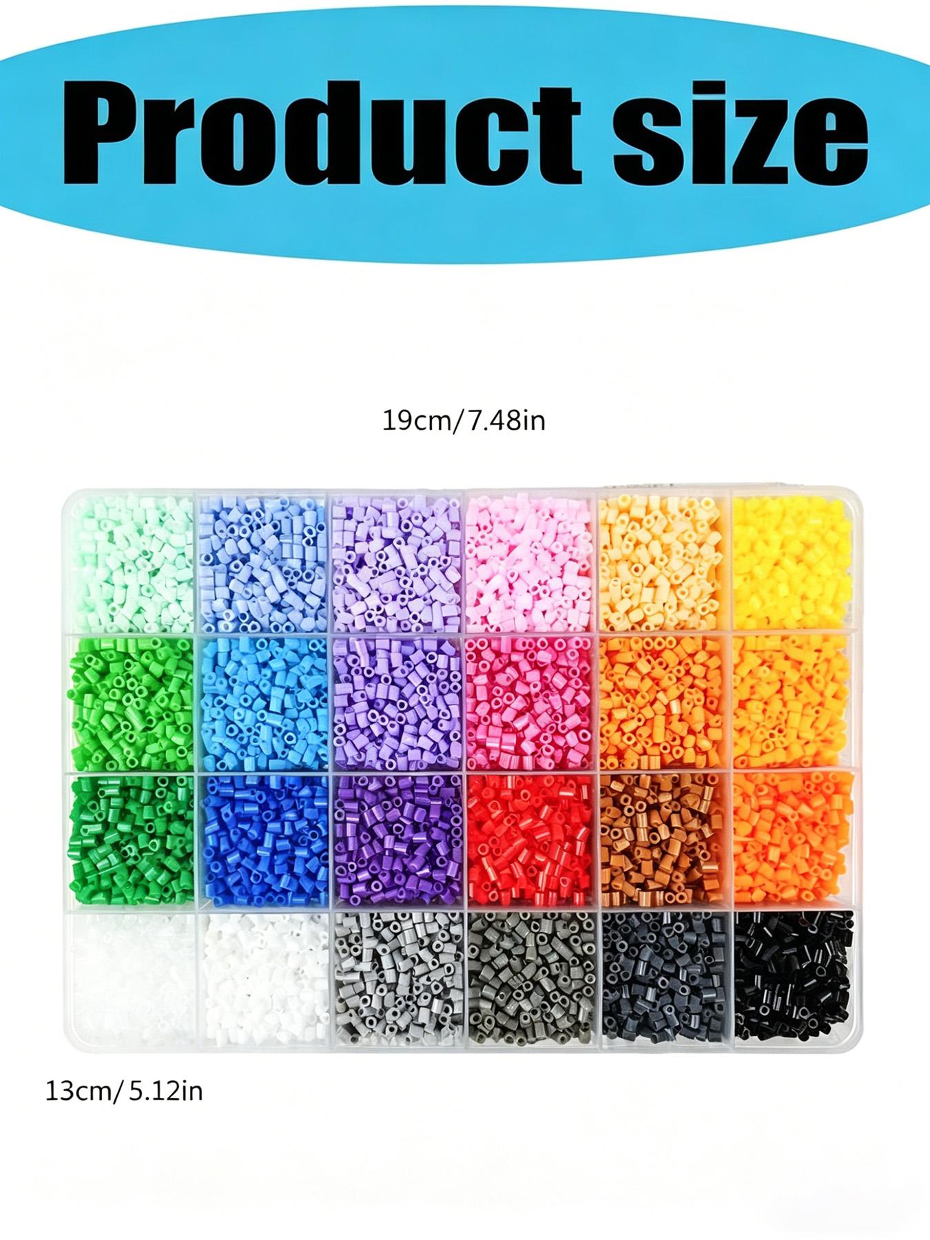 15000pcs Melting Beads Set 2.6mm, DIY Jewelry Making Kit, Creative Craft Supplies for Pixel Art, Holiday Decorations, Gift Wrapping