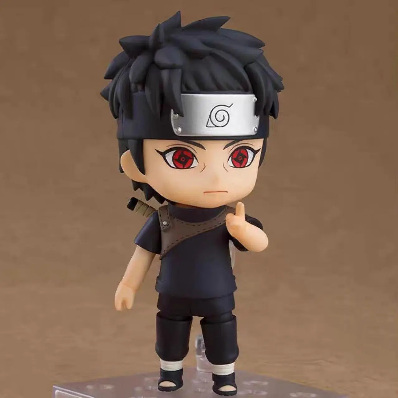 New Nendoroid 2436 Uchiha Shisui Q Version Movable Interchangeable Face Action Figure Model Desktop Decoration Surprise Toy Gift