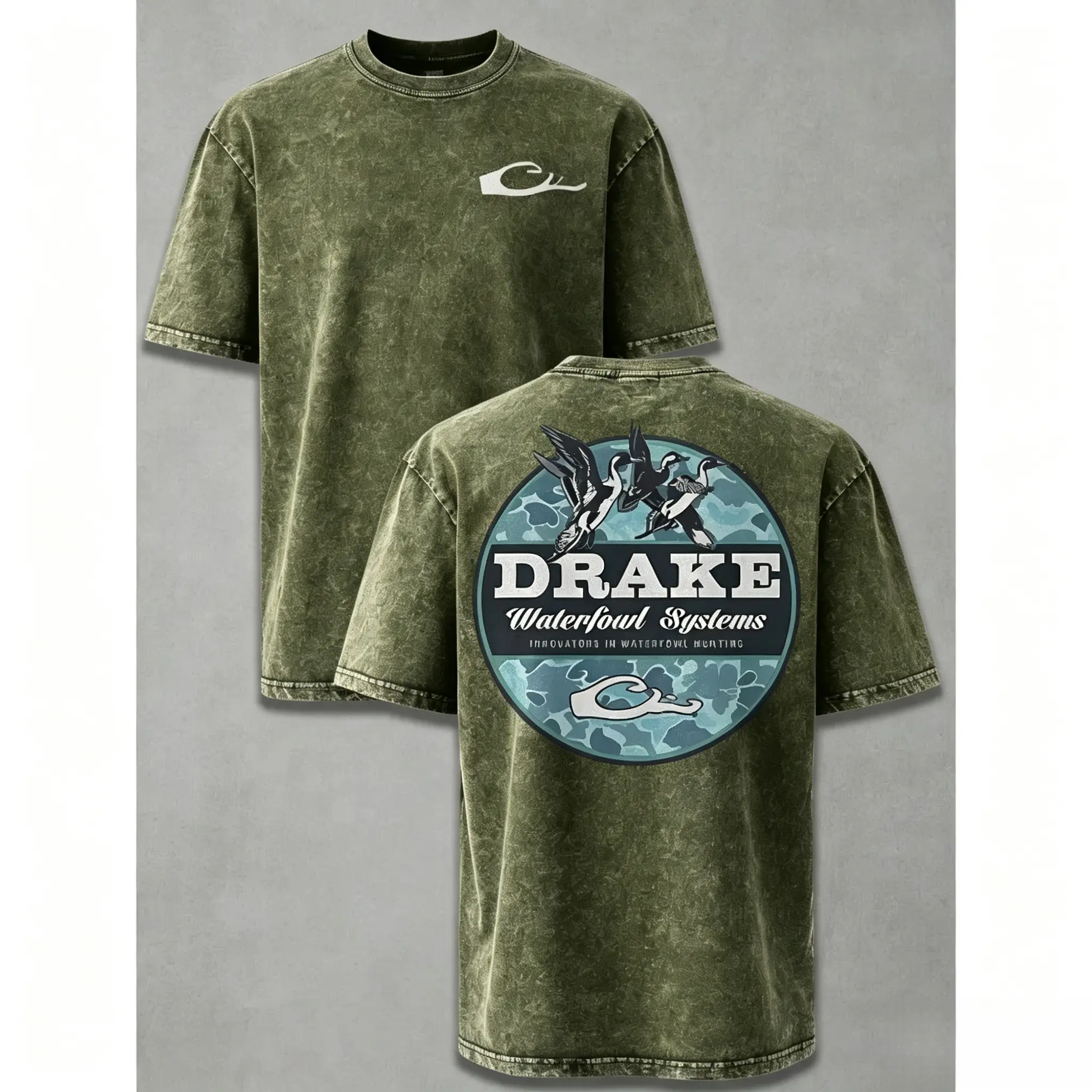 Washed green