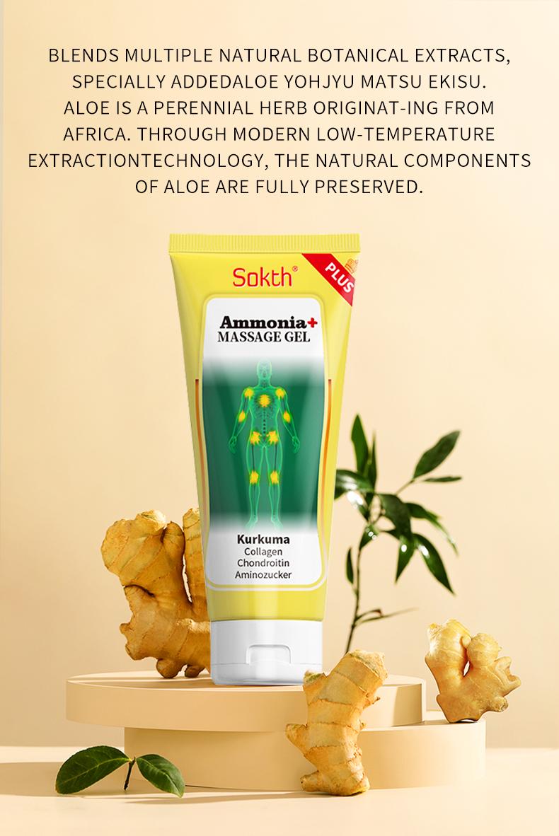 Natural Relief: Sakth Ammonia Massage Gel for Soft, Relaxed Skin
