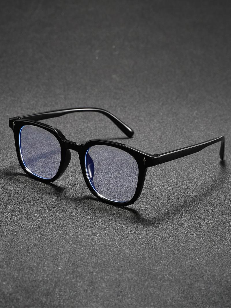 Classic Simple Unisex Non-Prescription Glasses, Suitable for Daily Life and Office Use, 1 Pair/2 Pairs, Men and Women, Classic Fashion Glasses