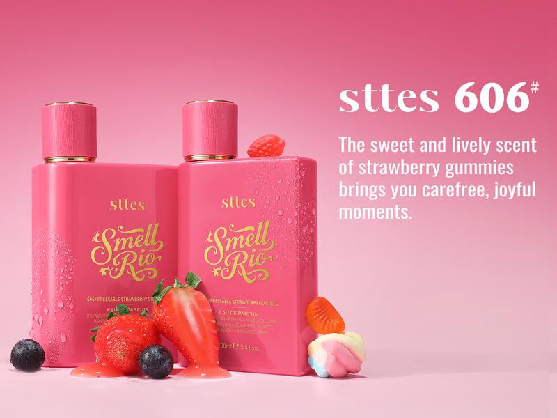 New Sttes Perfume 606# (Pressable Strawberry Gummies) – Eau de Parfum for Women – Richer Scent, Longer Lasting – Strawberry, Marshmallow, Fruit Gummies, Vanilla – Perfumes & Fragrances(100ml / 3.4 fl oz) New Sttes Perfume 606# (Pressable Strawberry Gummies) – Eau de Parfum for Women – Richer Scent, Longer Lasting – Strawberry, Marshmallow, Fruit Gummies, Vanilla – Perfumes & Fragrances(100ml / 3.4 fl oz)