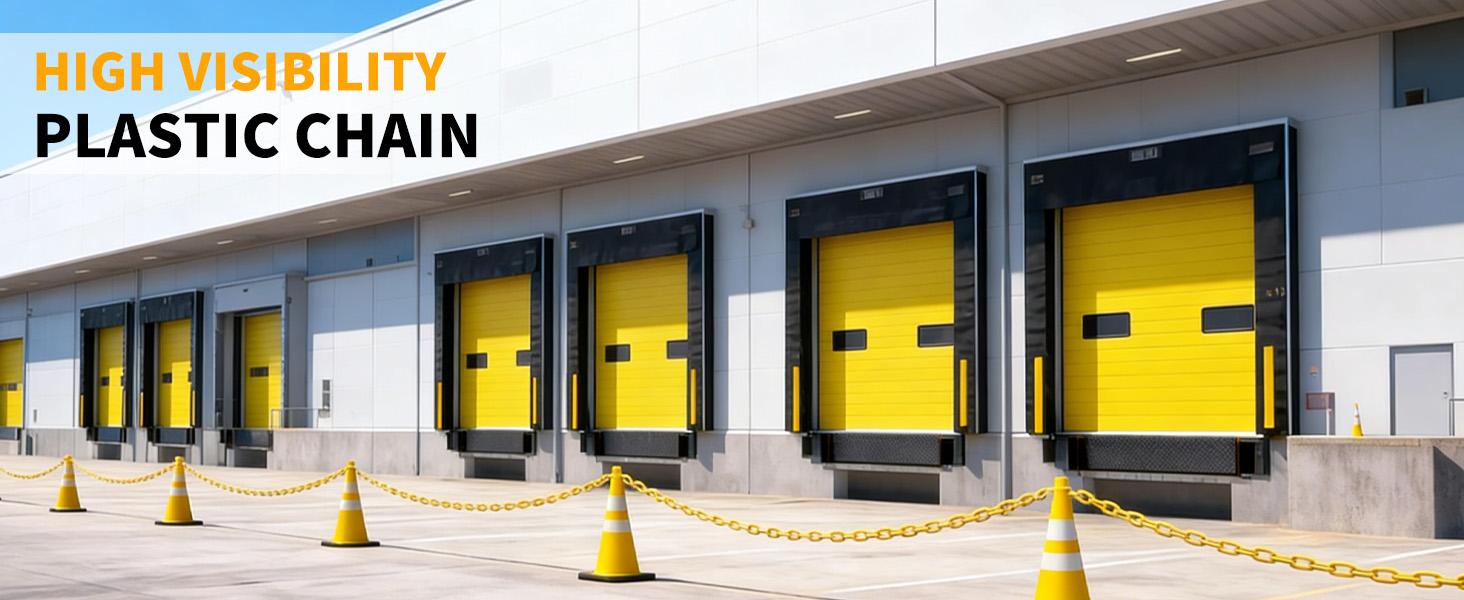 120 FT UV-Resistant Customizable Length Plastic Barrier with 25 Hooks, Safety Solution for Crowd Control, Concerts, Events (Tools & Hardware, Ropes Chains & Pulleys, Exhibitions, Warehouses)