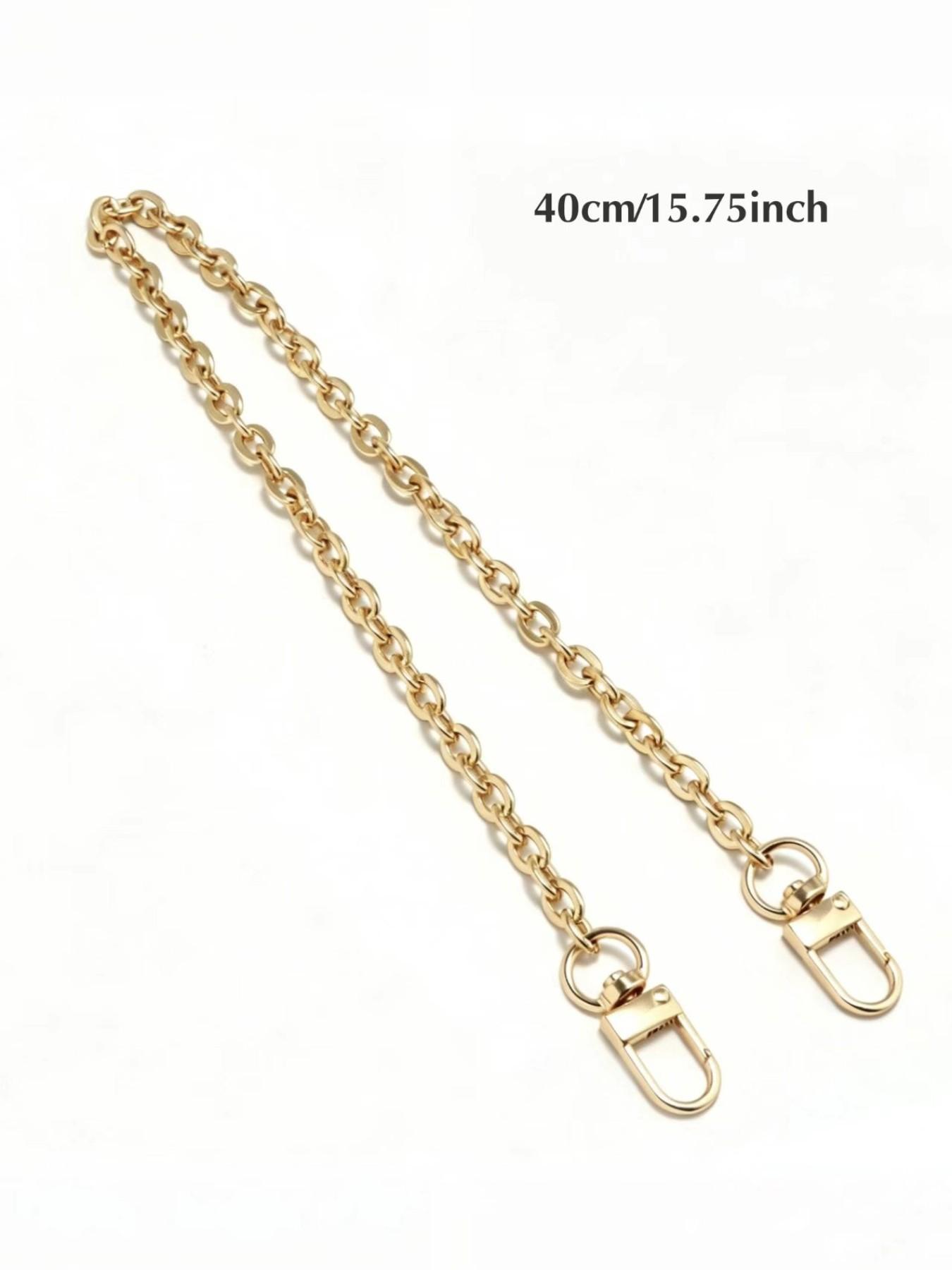 1 handbag shoulder strap, suitable for crossbody bags, golden chain shoulder strap, long chain accessory for mahjong bags, underarm bag chain replacement shoulder strap