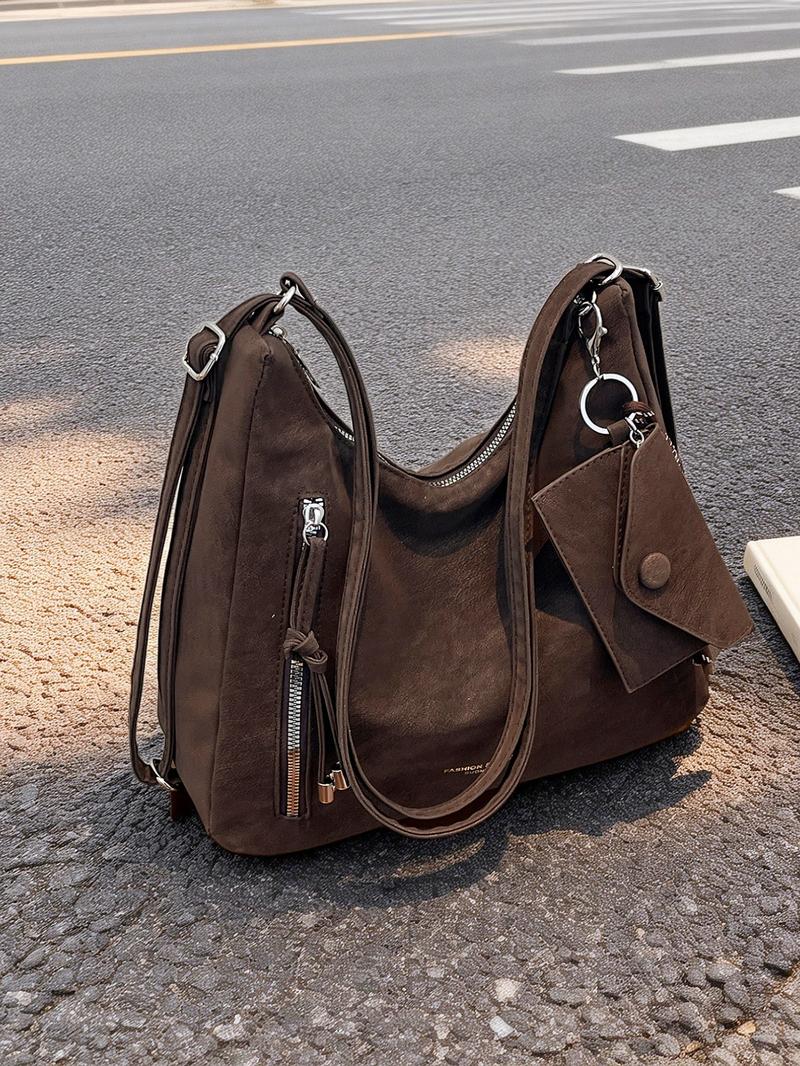 Women's Fashion Simple Shoulder Crossbody Bag, Durable Practical Daily Essential, Perfect Choice for Travel and Everyday Use, Vintage Style