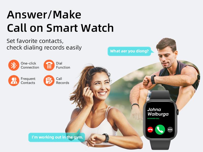 Mingdaln Men's Women's Smart Watch 1.83 Inch Touch Screen Fitness Watch with Fitness Tracker, Heart Rate/Sleep/Oxygen/Blood Pressure, IP67 Waterproof Sports Watch for Android Ios Devices Mingdaln Men's Women's Smart Watch 1.83 Inch Touch Screen Fitness Watch with Fitness Tracker, Heart Rate/Sleep/Oxygen/Blood Pressure, IP67 Waterproof Sports Watch for Android Ios Devices