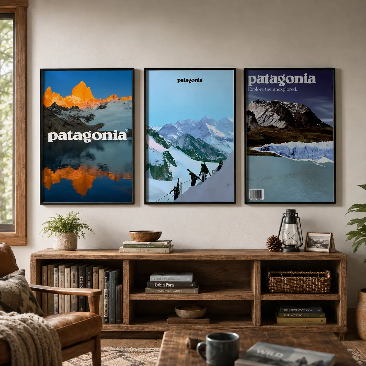 Mountain Canvas Wall Art High-Resolution Fade-Resistant Nature Landscape Print, Multi-Size Outdoor Theme Scenic Artwork for Rustic Cabin, Bedroom, Living Room Decor, Gift for Hikers & Nature Lovers