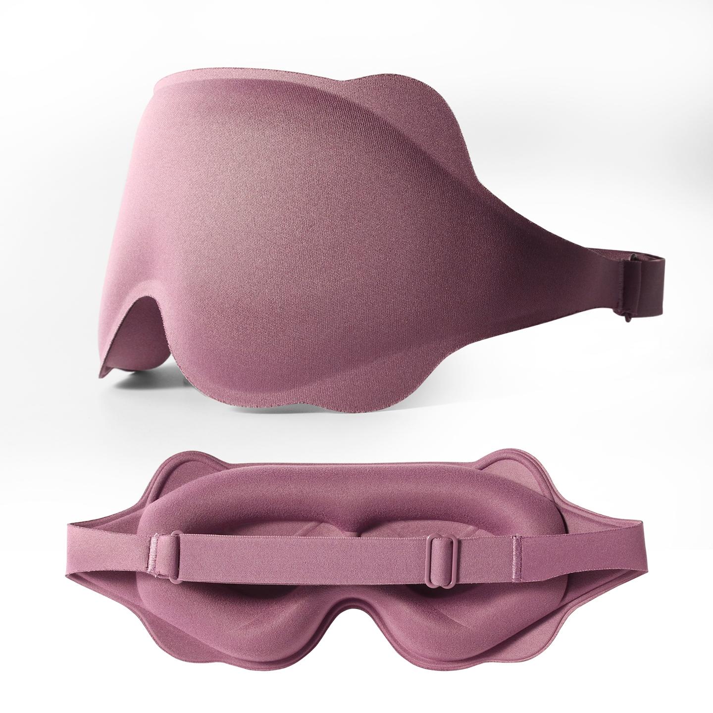 3D Contour Sleep Eye Mask, Full, No Pressure, Side Sleeping Friendly Breathable Soft Eyemask, Comfortable Night Rest Essential