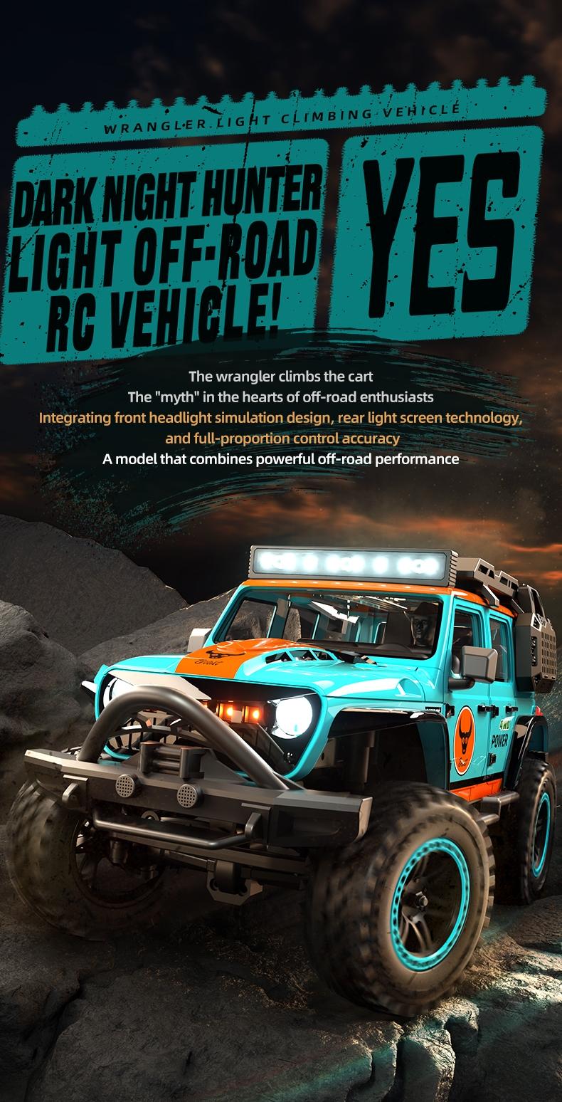 38/h High-Speed RC Off-Road Car, 1:20 Scale, Brushed Motor, 4wd All-Terrain, Unisex, Easy Control, Birthday Gift, Lithium Battery Included