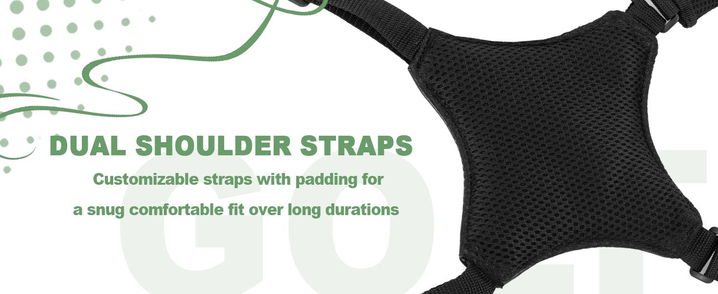 14-Way Golf Stand Bag, Premium Lightweight Golf Bag with Full-Length Dividers, Interchangeable PE-Padded Straps & Stabilizing Kickstand - Plush-Lined Top with Waterproof Cover