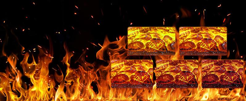 R.W.FLAME Electric Fireplace Log Heater,Remote Control, Adjustable Flame Brightness, Realistic Ember Bed, Overheat Protection, For Home and Office, 750W/1500W