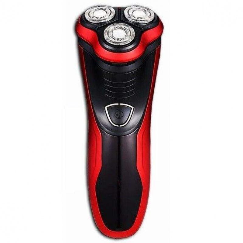 New men's wireless rotary electric shaver with pop-up trimmer, waterproof, suitable for both dry and wet use, lithium-ion battery, suitable for holiday gift giving, Cordless Waterproof Shaver, Waterproof Shaver Grooming
